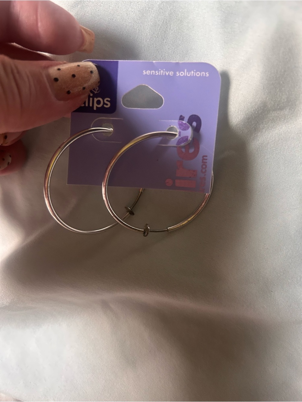 Silver Hoop Earrings - Sensitive Solutions